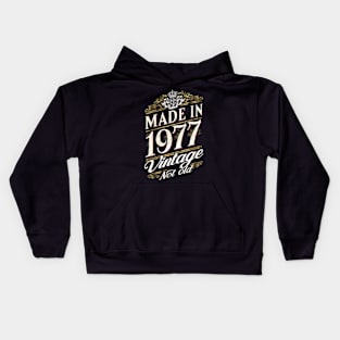 Made in 1977 Kids Hoodie